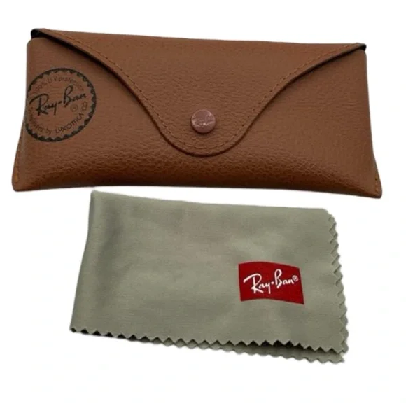 π₯ Ray-Ban Hexagonal Flat Lenses Sunglasses RB3548-N Gold/Blue & Case | Unisex | - Picture 5 of 10